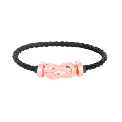 [Kismet Jewels ]CHANCE LARGE 8 FIGURE BUCKLE NO DIAMOND BRACELET ROSE GOLD