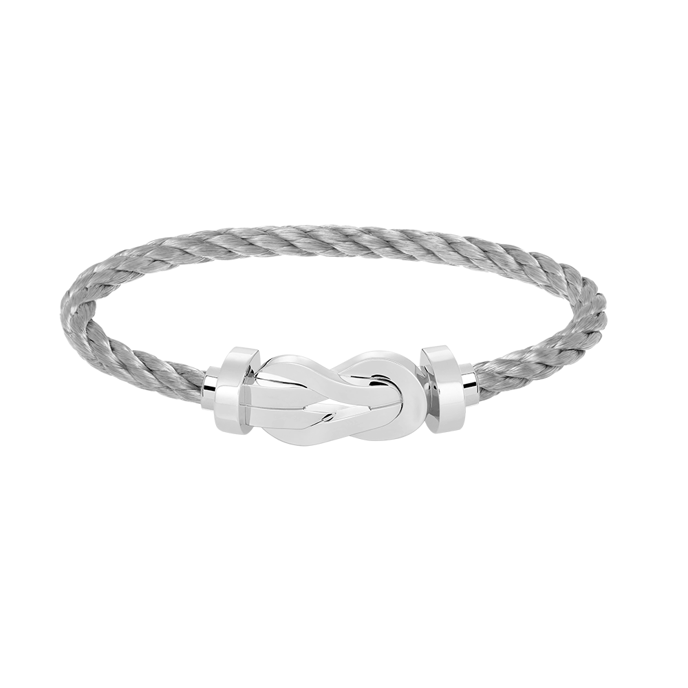 [Kismet Jewels ]CHANCE LARGE 8 FIGURE BUCKLE NO DIAMOND BRACELET SILVER