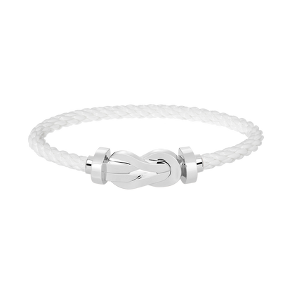 [Kismet Jewels ]CHANCE LARGE 8 FIGURE BUCKLE NO DIAMOND BRACELET SILVER