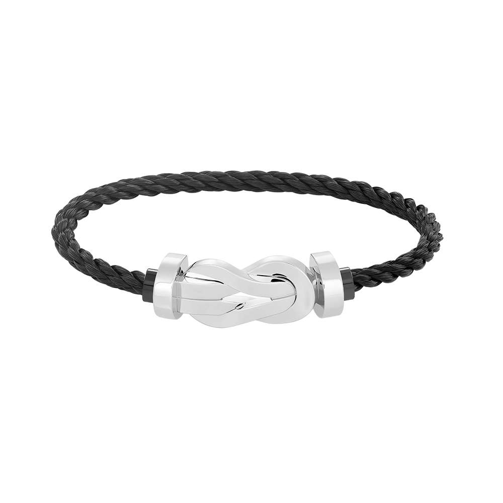 [Kismet Jewels ]CHANCE LARGE 8 FIGURE BUCKLE NO DIAMOND BRACELET SILVER