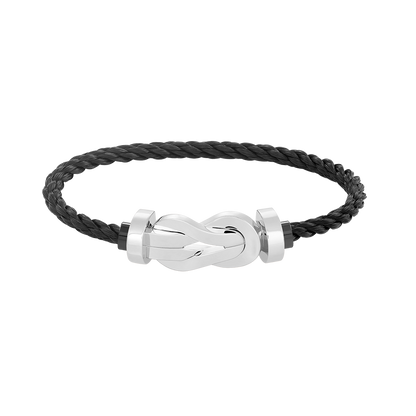 [Kismet Jewels ]CHANCE LARGE 8 FIGURE BUCKLE NO DIAMOND BRACELET SILVER