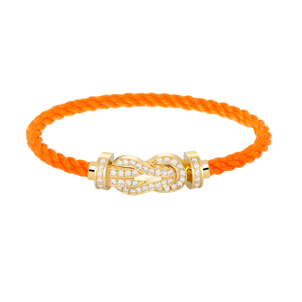 [Kismet Jewels ]CHANCE LARGE 8 FIGURE BUCKLE FULLDIAMOND BRACELET GOLD