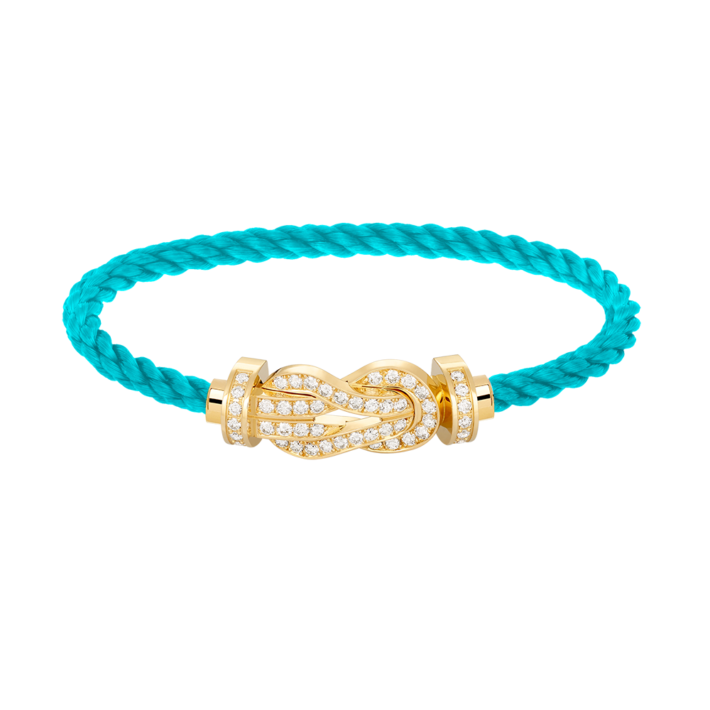 [Kismet Jewels ]CHANCE LARGE 8 FIGURE BUCKLE FULLDIAMOND BRACELET GOLD