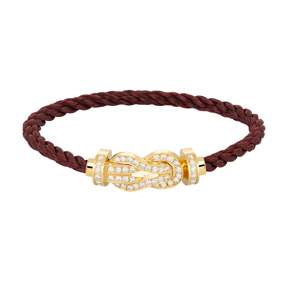 [Kismet Jewels ]CHANCE LARGE 8 FIGURE BUCKLE FULLDIAMOND BRACELET GOLD