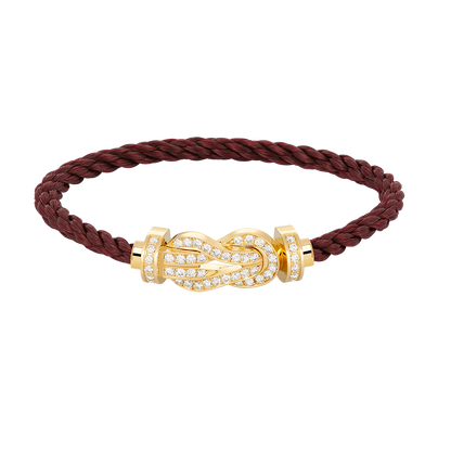 [Kismet Jewels ]CHANCE LARGE 8 FIGURE BUCKLE FULLDIAMOND BRACELET GOLD