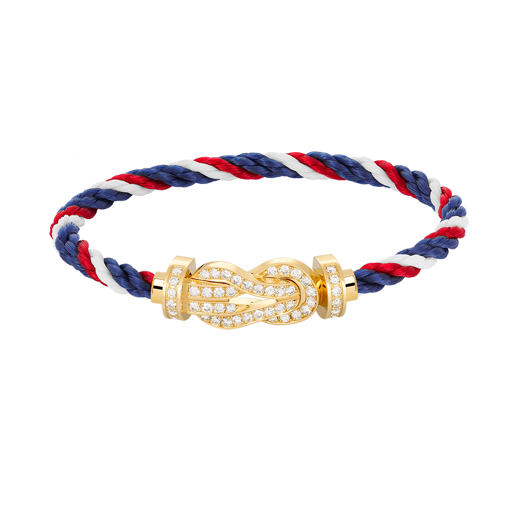 [Kismet Jewels ]CHANCE LARGE 8 FIGURE BUCKLE FULLDIAMOND BRACELET GOLD