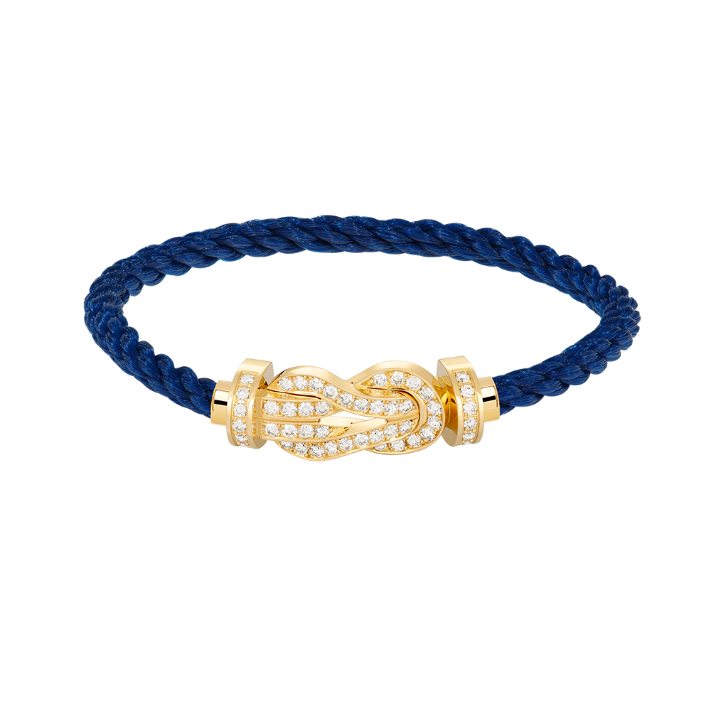 [Kismet Jewels ]CHANCE LARGE 8 FIGURE BUCKLE FULLDIAMOND BRACELET GOLD
