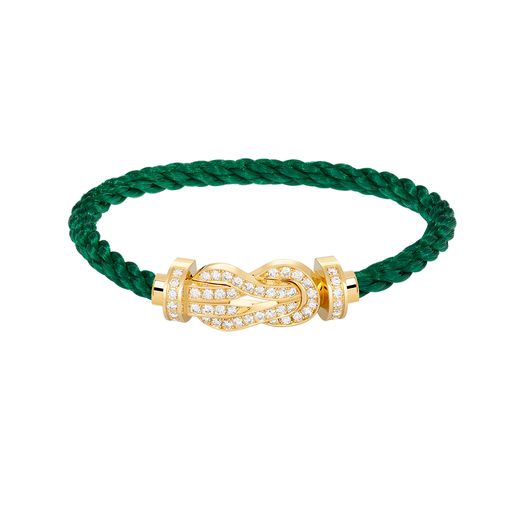 [Kismet Jewels ]CHANCE LARGE 8 FIGURE BUCKLE FULLDIAMOND BRACELET GOLD