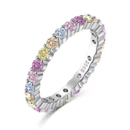 [Kismet Jewels ]Elegant Vivid Round Cut Daily Ring