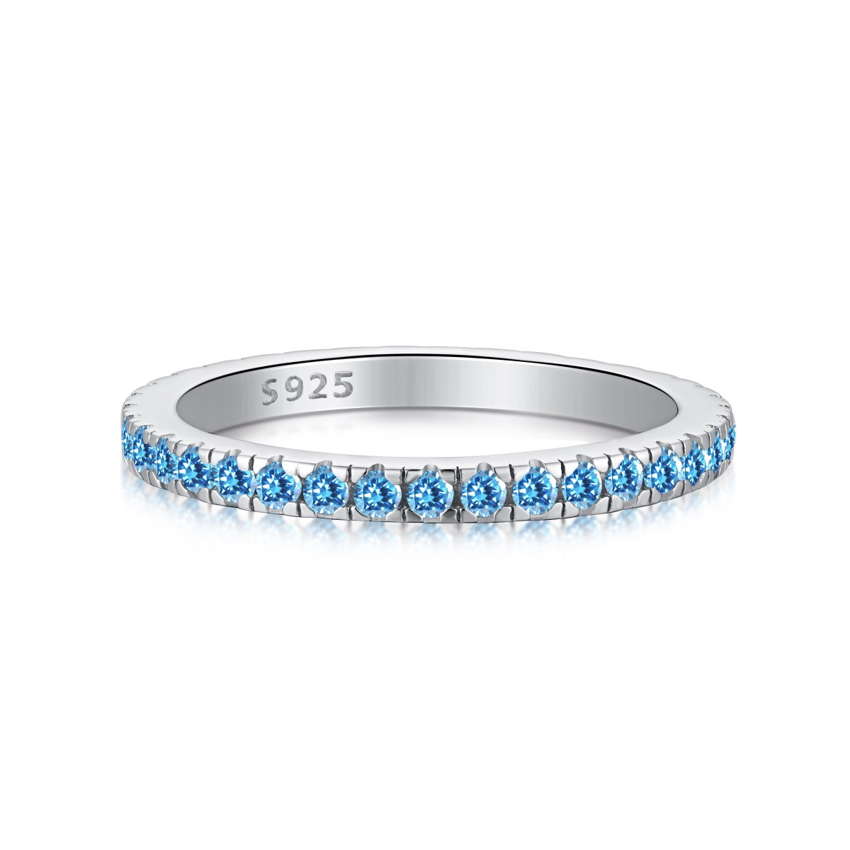 [Kismet Jewels ]Delicate Sparkling Round Cut Daily Ring