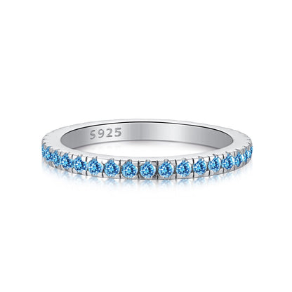 [Kismet Jewels ]Delicate Sparkling Round Cut Daily Ring