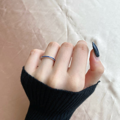 [Kismet Jewels ]Delicate Sparkling Round Cut Daily Ring