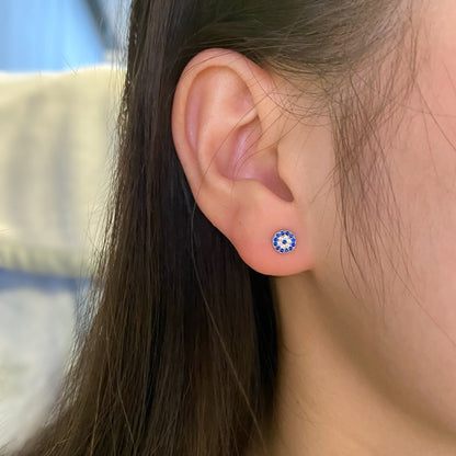 [Kismet Jewels ]Devil's Eye Ear Bone Nail Earrings
