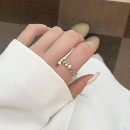 [Kismet Jewels ]0.25 Carat Radiant Romance Heart Cut Lover Ring