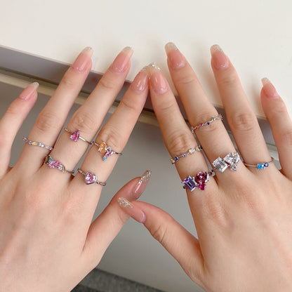 [Kismet Jewels ]Unique Trapezoid Cut Daily Ring