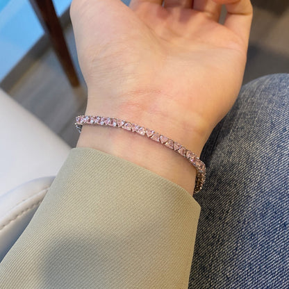 [Kismet Jewels ]Dazzling Romantic Heart Shape Lover Bracelet