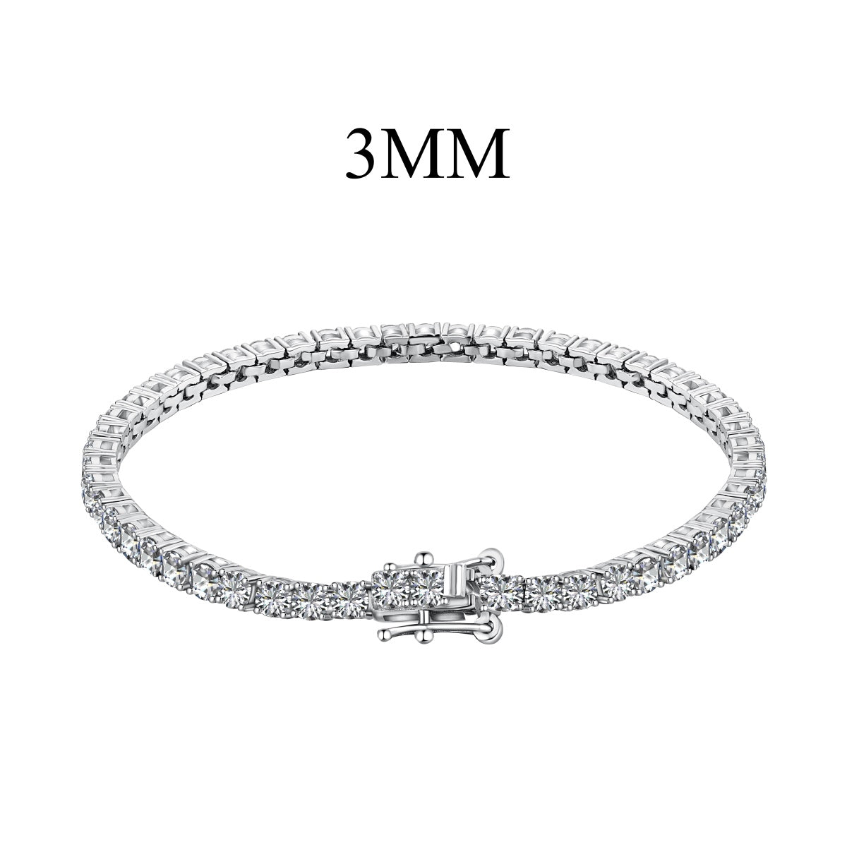 [Kismet Jewels ]Radiant Colorful Round Cut Party Bracelet