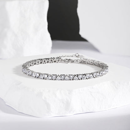 [Kismet Jewels ]Dazzling Romantic Heart Shape Lover Bracelet