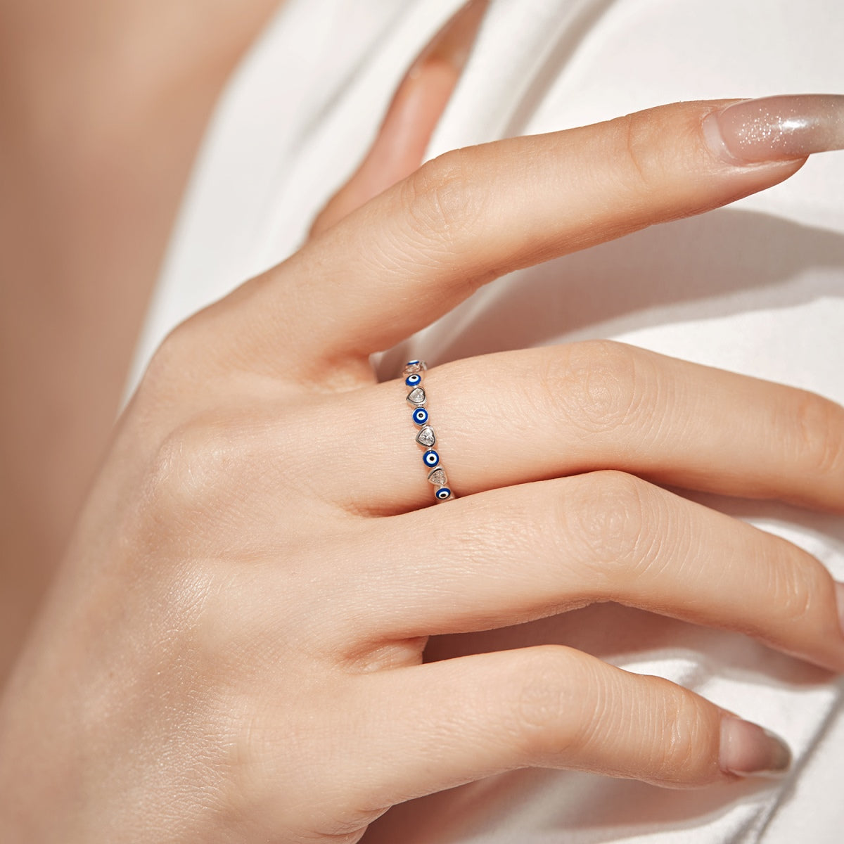 [Kismet Jewels ]Radiant Colorful Round Shape Daily Ring