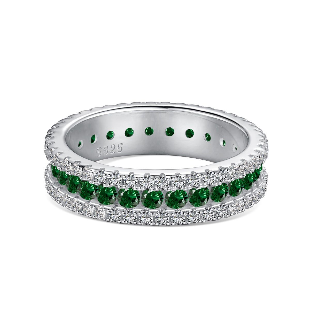 [Kismet Jewels ]Delicate Colorful Round Cut Daily Ring