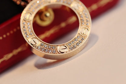 [Kismet Jewels ]LOVE NECKLACE ADJUSTABLE ROSE GOLD