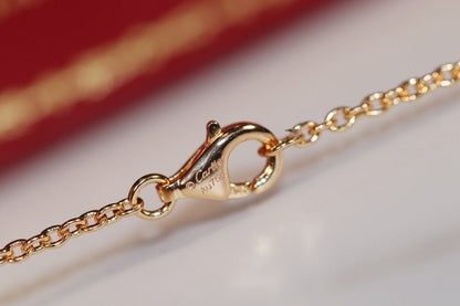 [Kismet Jewels ]LOVE NECKLACE PINK GOLD AND SILVER