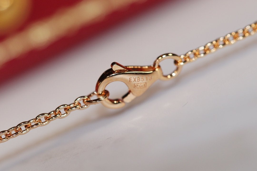 [Kismet Jewels ]LOVE NECKLACE PINK GOLD AND SILVER