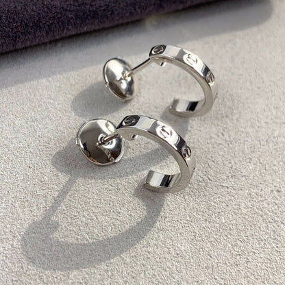 [Kismet Jewels ]LOVE EARRINGS 2.65MM SILVER