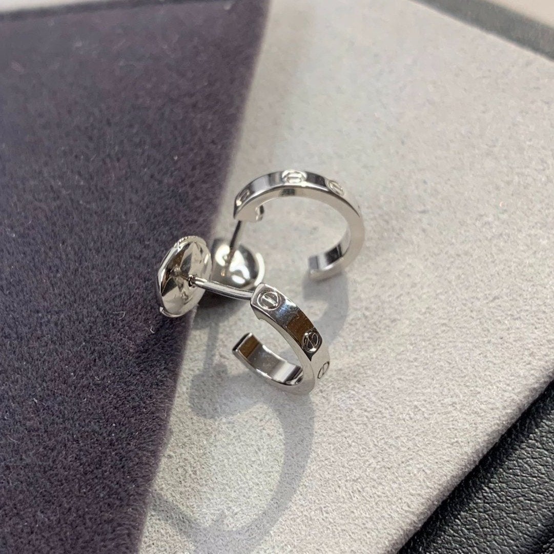 [Kismet Jewels ]LOVE EARRINGS 2.65MM SILVER