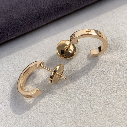 [Kismet Jewels ]LOVE EARRINGS 2.65MM PINK GOLD