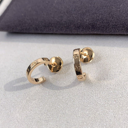 [Kismet Jewels ]LOVE EARRINGS 2.65MM PINK GOLD