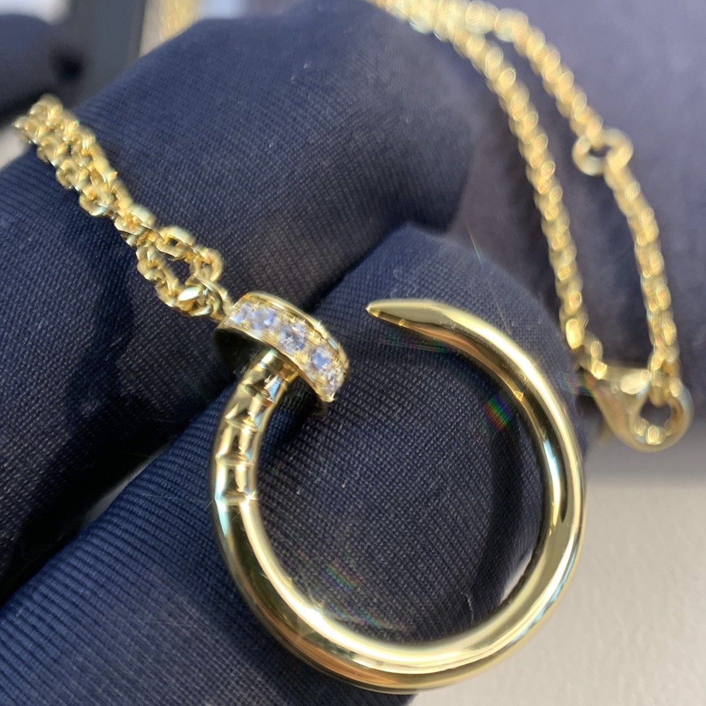 [Kismet Jewels ]JUSTE NECKLACE GOLD DIAMONDS