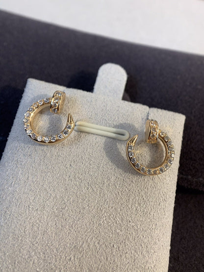 [Kismet Jewels ]JUSTE EARRINGS GOLD DIAMONDS