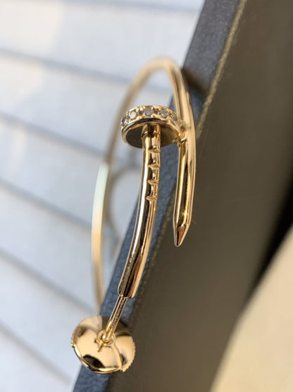[Kismet Jewels ]JUSTE EARRINGS GOLD DIAMONDS 1.8MM