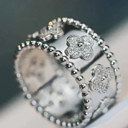 [Kismet Jewels ]CLOVER KALEIDOSCOPE RING 10MM