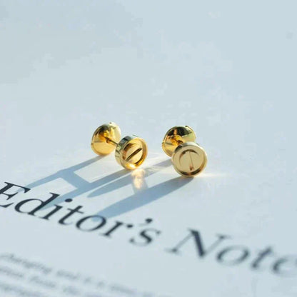 [Kismet Jewels ]LOVE EARRINGS GOLD 10MM