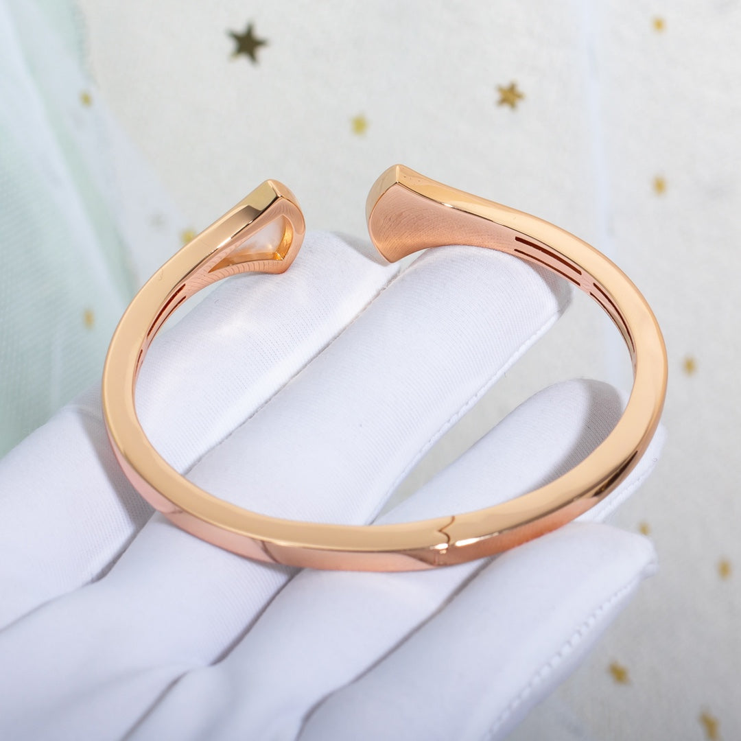[Kismet Jewels ]DREAM BRACELET OPEN PINK GOLD MOP DIAMOND
