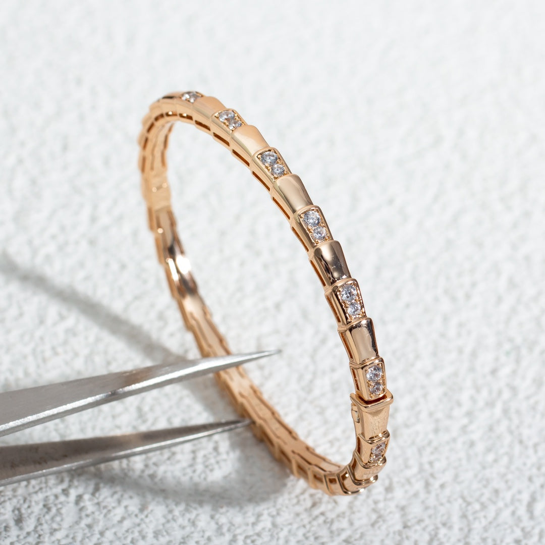 [Kismet Jewels ]SERPENTI BRACELET PINK GOLD DIAMOND