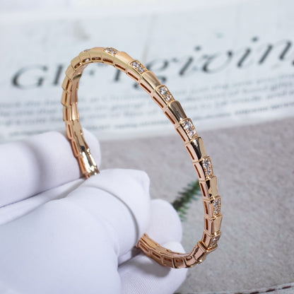 [Kismet Jewels ]SERPENTI SMALL BRACELET PINK GOLD DIAMOND