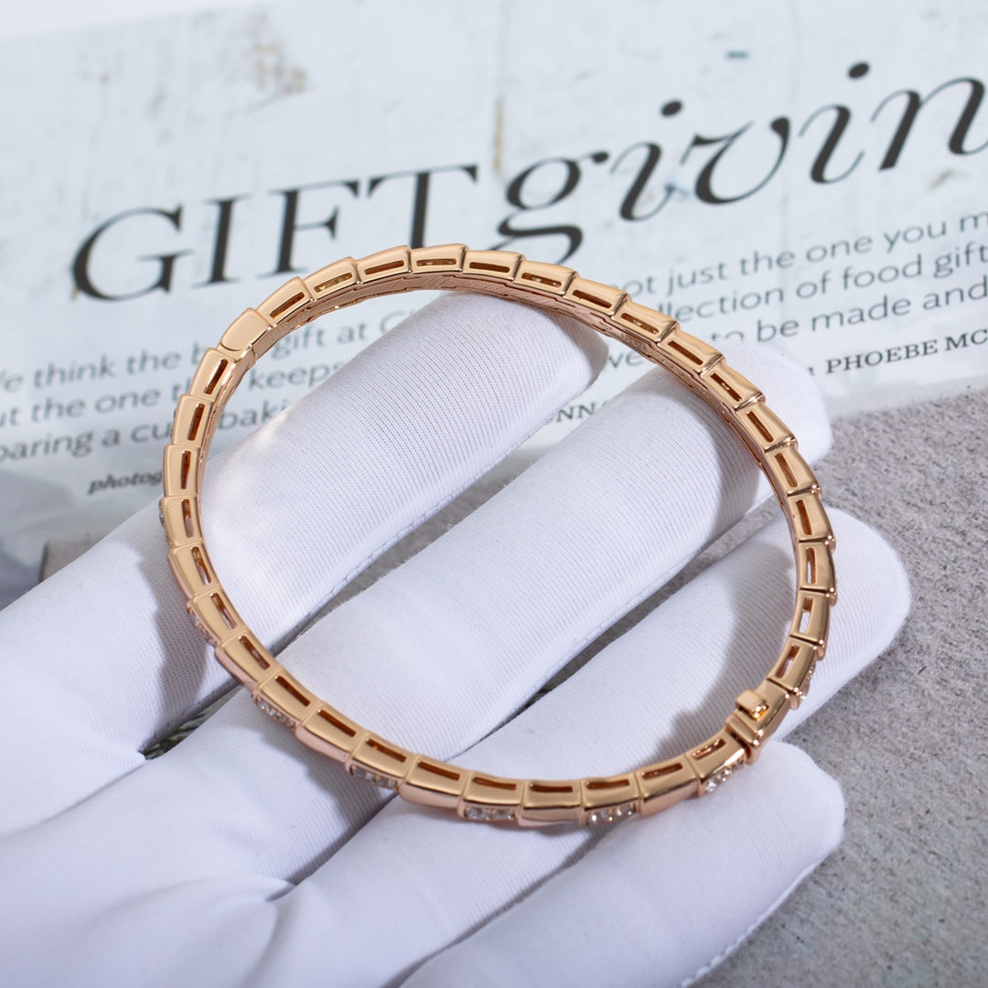 [Kismet Jewels ]SERPENTI BRACELET PINK GOLD DIAMOND