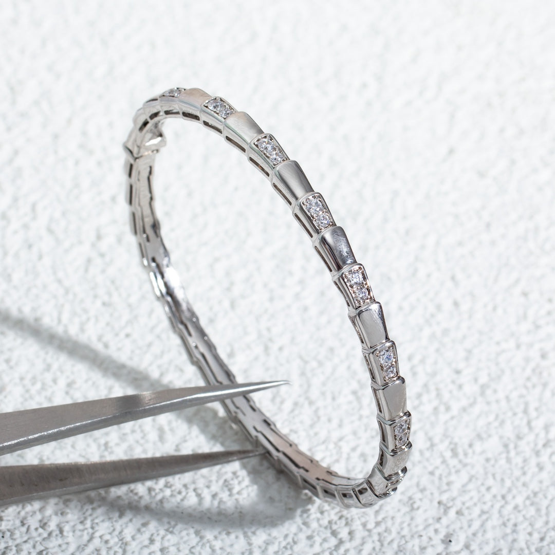 [Kismet Jewels ]SERPENTI BRACELET SILVER DIAMOND