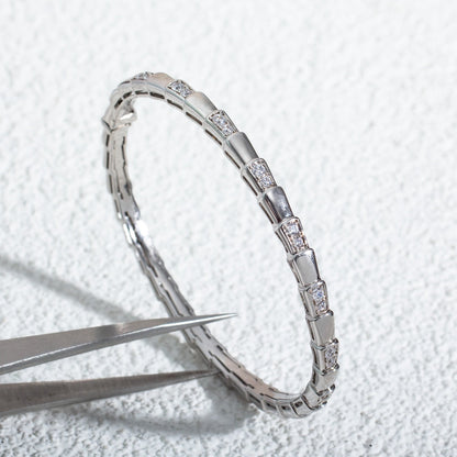 [Kismet Jewels ]SERPENTI BRACELET SILVER DIAMOND