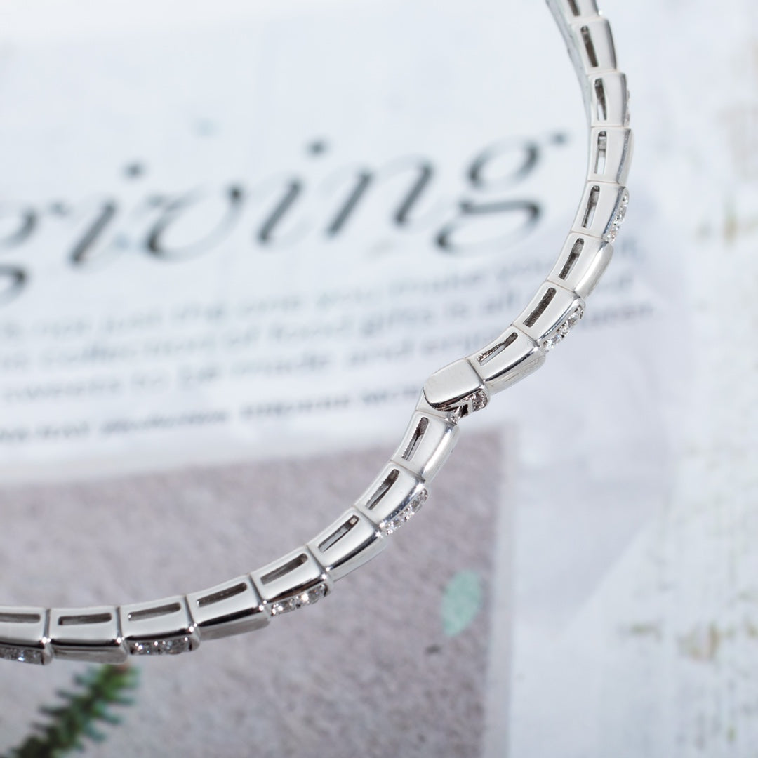 [Kismet Jewels ]SERPENTI BRACELET SILVER DIAMOND