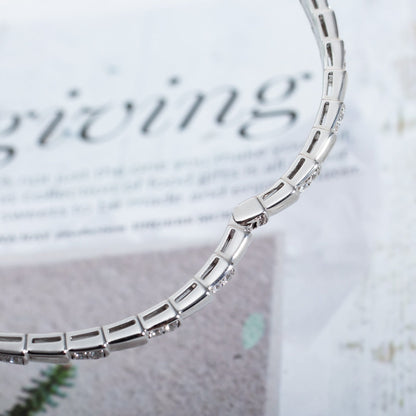 [Kismet Jewels ]SERPENTI BRACELET SILVER DIAMOND