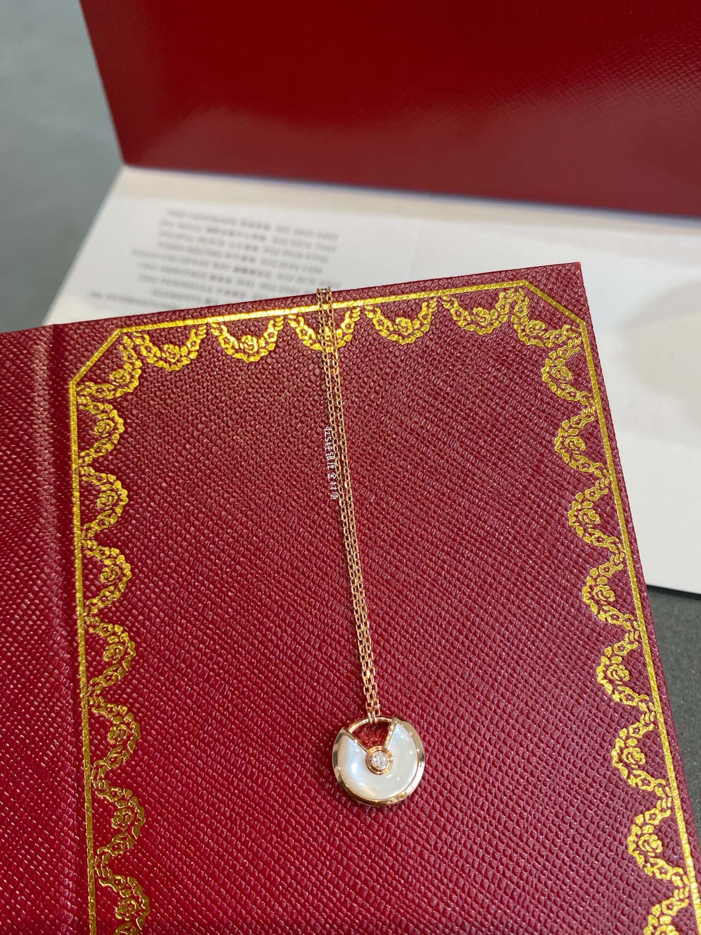 [Kismet Jewels ]AMULETTE ROSE GOLD MOP NECKLACE