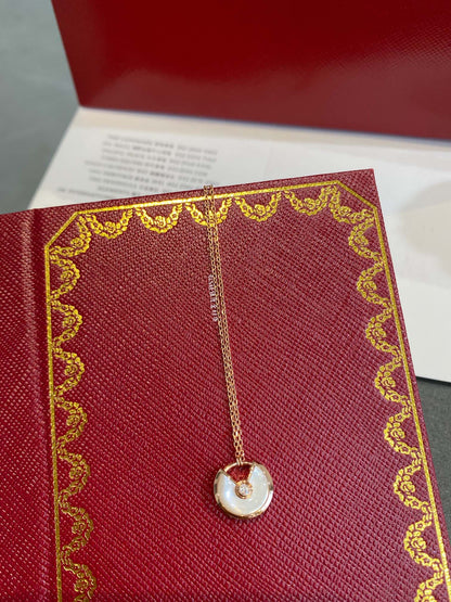 [Kismet Jewels ]AMULETTE ROSE GOLD MOP NECKLACE