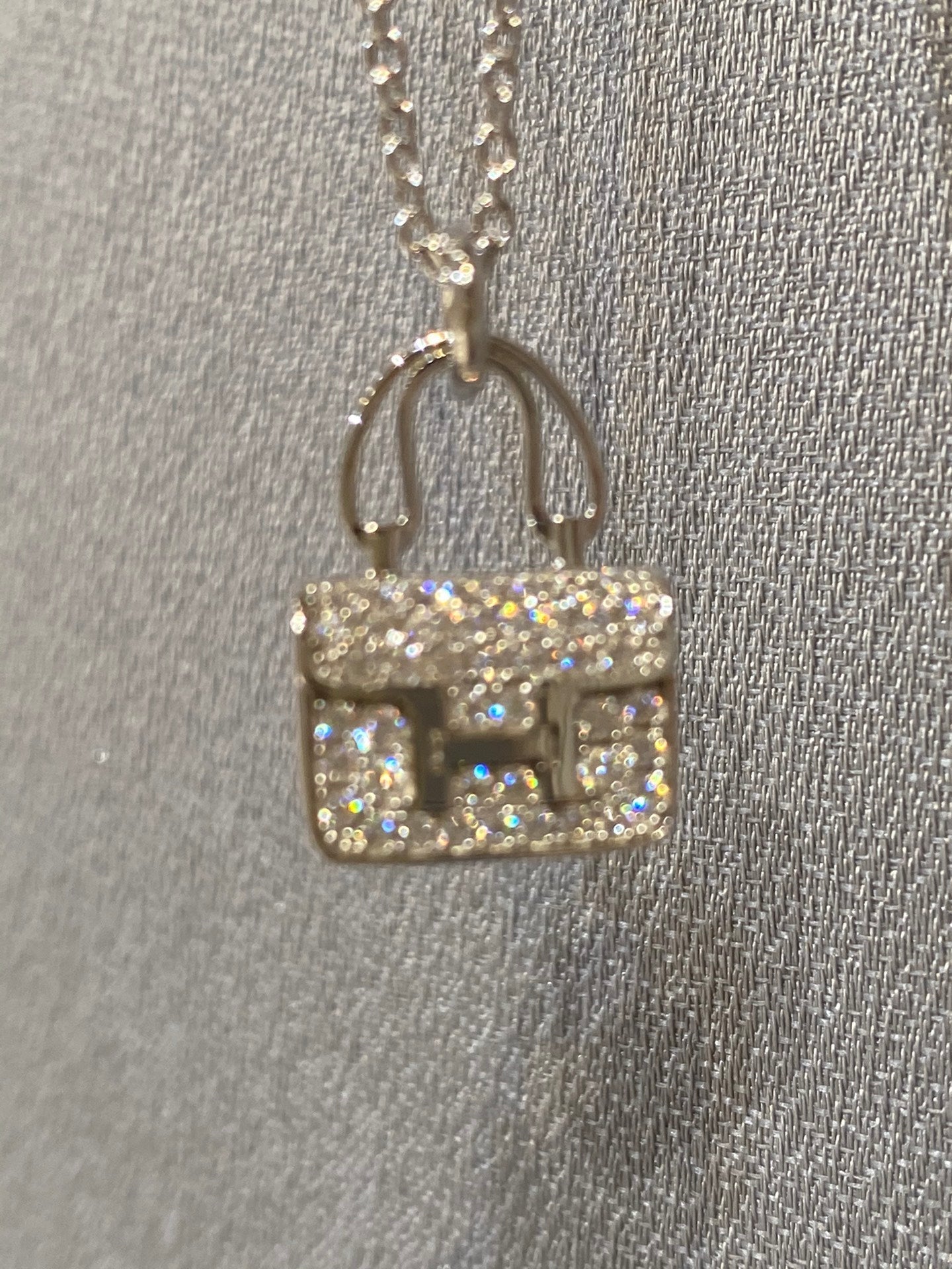 [Kismet Jewels ]CONSTANCE PEDANT DIAMOND NECKLACE