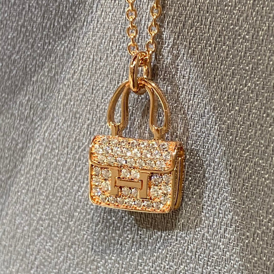 [Kismet Jewels ]CONSTANCE PEDANT DIAMOND NECKLACE