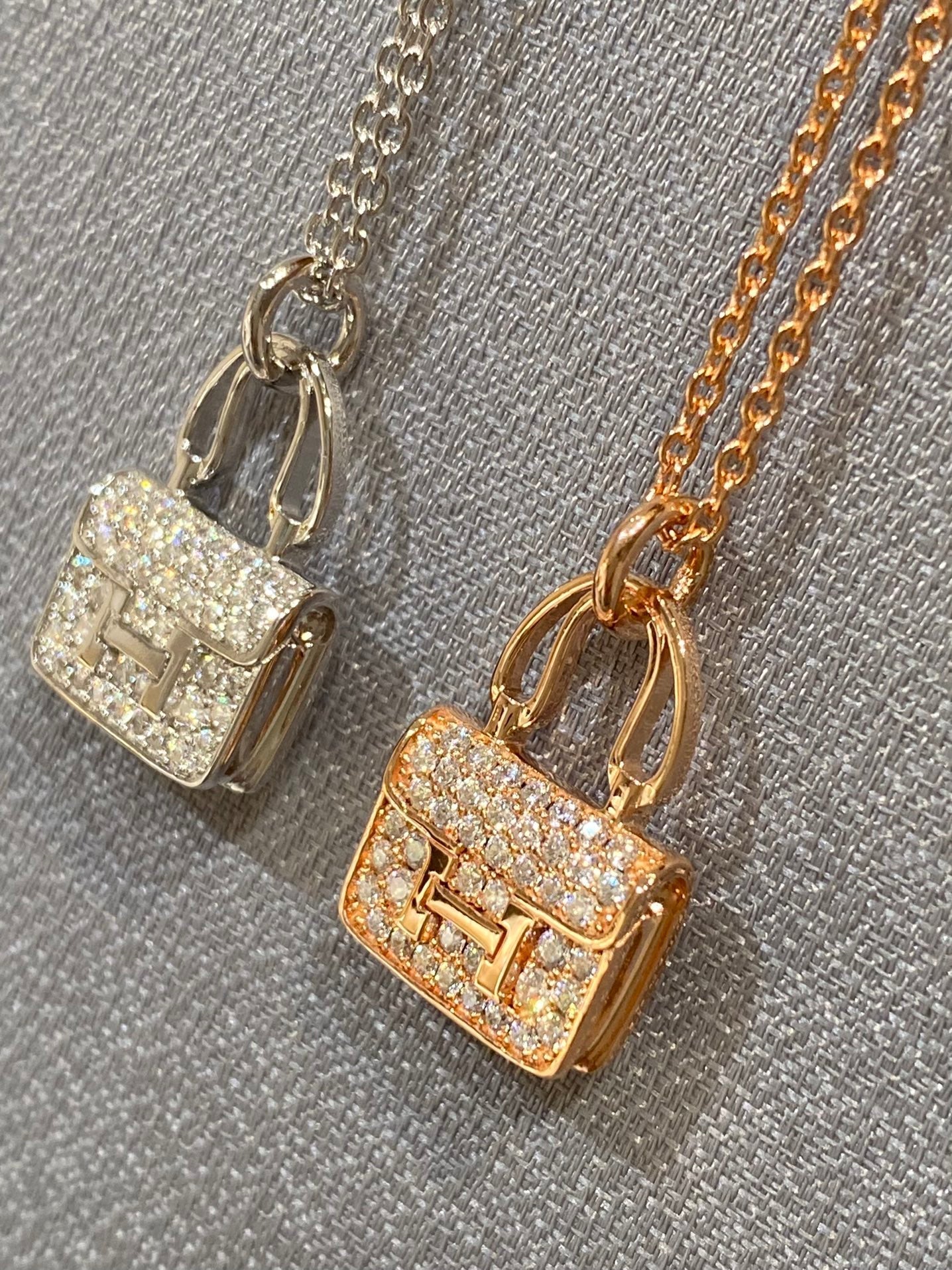 [Kismet Jewels ]CONSTANCE PEDANT DIAMOND NECKLACE