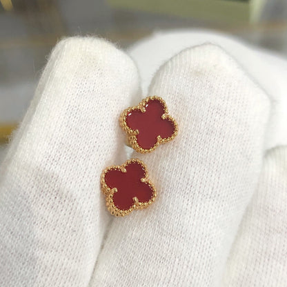 [Kismet Jewels ]CLOVER MINI GOLD EARRINGS
